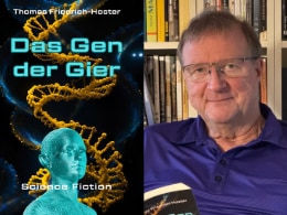 Lesung. Der Autor Thomas-Friedrich Hoster liest aus seinem Buch „Das Gen der Gier“